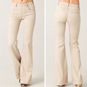 Marc by Marc Jacobs Cal Linen Cotton Workwear Wide Leg Flare Jeans Pants Size 26